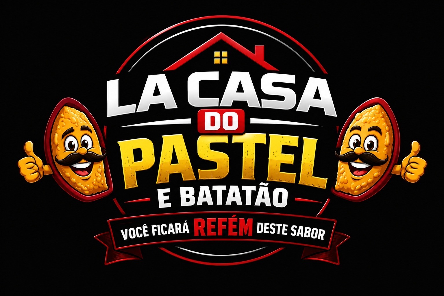 Logo de Lá Casa do Pastel e Batatão