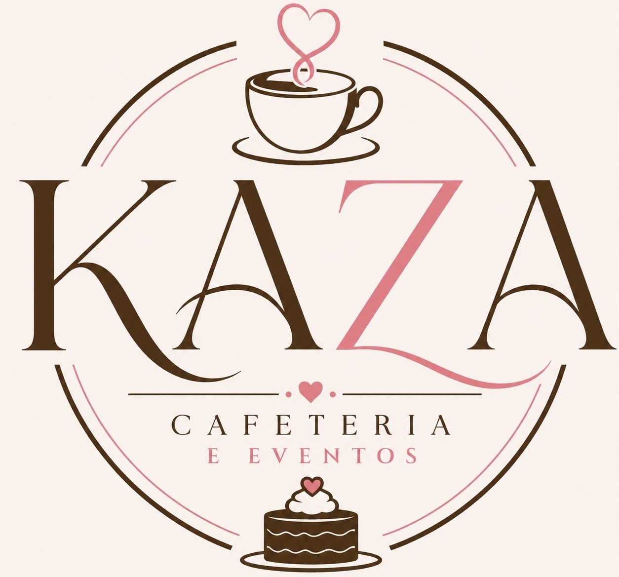 Logo de Kaza Cafeteria e Eventos